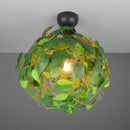 Leavy R60461015 lampadario urban jungle con foglie verdi in plastica