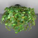 Plafoniera urban jungle con foglie verdi in plastica Leavy R60463015 