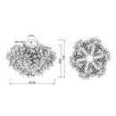 Leavy R60463015 | Plafoniera Moderna | Trio Lighting