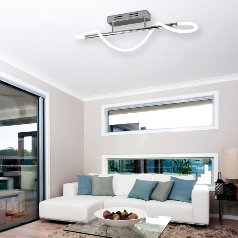 Plafoniera Moderna LED 28W 4000K Intensità per Interni