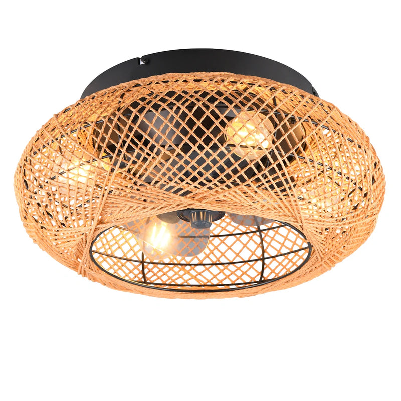 Lillesand R67302126 | Plafoniere con Ventilatore | Lampade Stile Boho | Trio Lighting