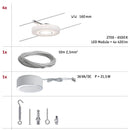 DiscLed 50109 | Kit Tesata LED | Illuminazione Smart | Paulmann