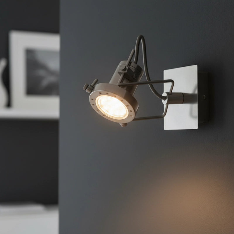 faretto orientabile da parete design moderno per soggiorno e corridoio
