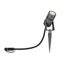 faretto da giardino Radon Plug and Shine IP65 11W 3000K 600 lumen grigio orientabile per esterno