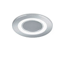 Faretto Core cromo con LED interno e anello LED esterno gestibili con 3 accensioni da interruttore