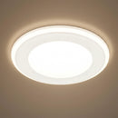 Faretto da incasso Aura bianco Ø14,8 cm con ghiera tonda per cartongesso e controsoffitti interni