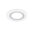 Faretto da incasso bianco 5W 450 lumen con luce calda 3000K per corridoi camere e ingressi