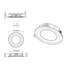 Faretti da incasso Core LED 10W diametro 148 mm e foro 130 mm 