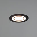 Faretto da incasso Core nero opaco Ø8,2 cm con doppio LED integrato per cartongesso e controsoffitti
