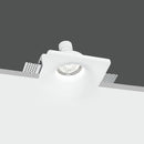 Faretto da incasso in gesso verniciabile per soffitto moderno ideale per ingressi corridoi e living
