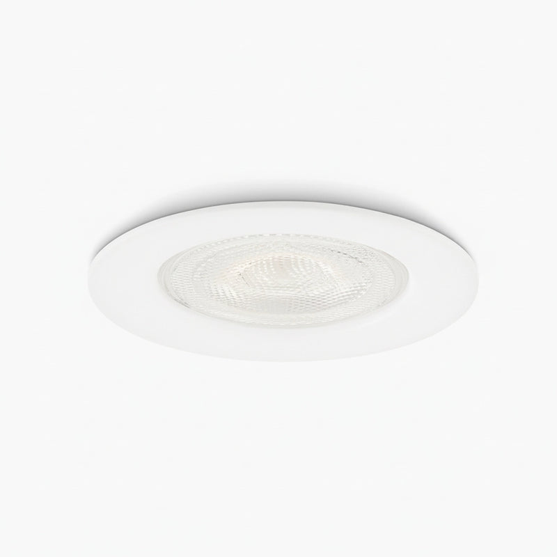 Faretto da incasso LED 3W 180 lumen con luce calda 3000K Philips bianco Ø95 mm ultra sottile per cartongesso e controsoffitti interni