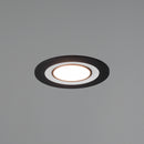 Faretto da incasso nero opaco 5W 450 lumen con luce calda 3000K per ambienti interni moderni