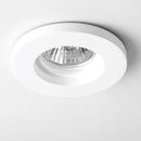 Faretto da incasso tondo in gesso  con portalampada GU10 incluso per controsoffitti in cartongesso