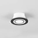 Faretto LED nero da incasso 230V senza trasformatore con foro montaggio Ø6,8 cm e profondità 5 cm