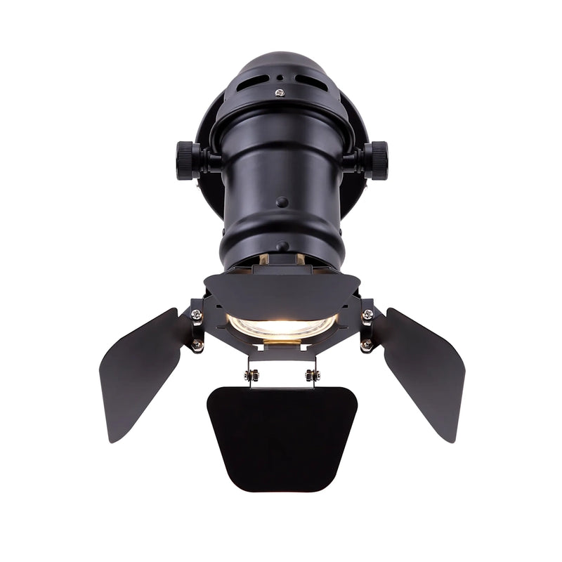 lampada da parete Egon con alette direzionali mobili