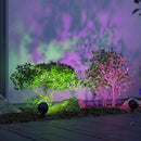 faretto orientabile per illuminare piante aiuole bordure vasi oggetti decorativi e dettagli del giardino
