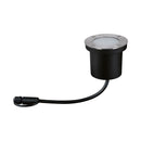 Faretto LED da incasso a pavimento Plug Shine Zigbee RGBW IP67 24V con finitura argento