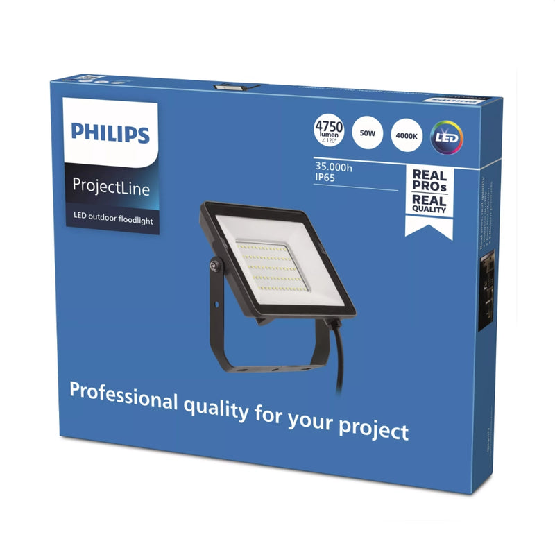 Philips Projectline 50W Faro LED da Giardino Luce Bianco Naturale