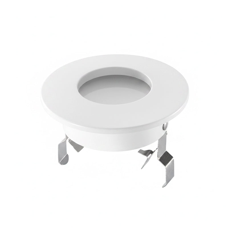 Faretto da incasso Viper tondo bianco IP65 per bagno doccia e zona vasca con foro montaggio 7,4 cm