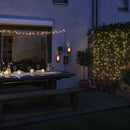 catena luminosa solare con 60 LED per dehors ristoranti hotel b b e piccoli allestimenti outdoor