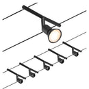 kit tesata su cavo salt basic set 5 faretti nero 5 metri Paulmann 94446