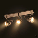 barra con 3 faretti orientabili luce d accento per pareti e soffitti