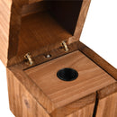 Lampada da comodino Treasure in legno naturale con luce calda