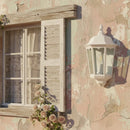 lanterna piatta da parete per ingresso portico e veranda con attacco e27
