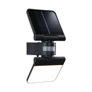 faro solare da parete con sensore ir 12 5w 1000 lumen ricarica usb c e pannello solare