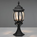 Lampada da esterno segnapasso lanterna classica nera modello Elvo by Trio Lighting