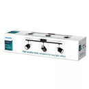 Faretto Meranti Philips 3 luci nero opaco da soffitto o parete