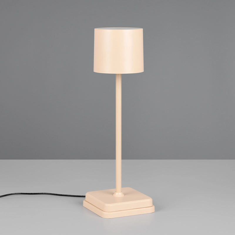 Lampada LED ricaricabile Fernandez IP54 per esterni sabbia 