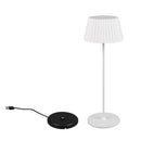 Lampada da Tavolo Ricaricabile Suarez Touch Dimmer in Metallo IP44 Vari Colori