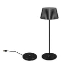 Lampada da Tavolo Ricaricabile Suarez Touch Dimmer in Metallo IP44 Vari Colori