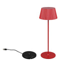 Lampada da Tavolo Ricaricabile Suarez Touch Dimmer in Metallo IP44 Vari Colori