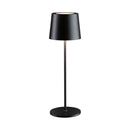 lampada da tavolo ricaricabile Gilo IP44 LED 2700K dimmerabile nero opaco