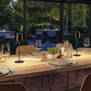 lampada ricaricabile da tavolo per ristoranti dehors hotel b b e ambienti hospitality