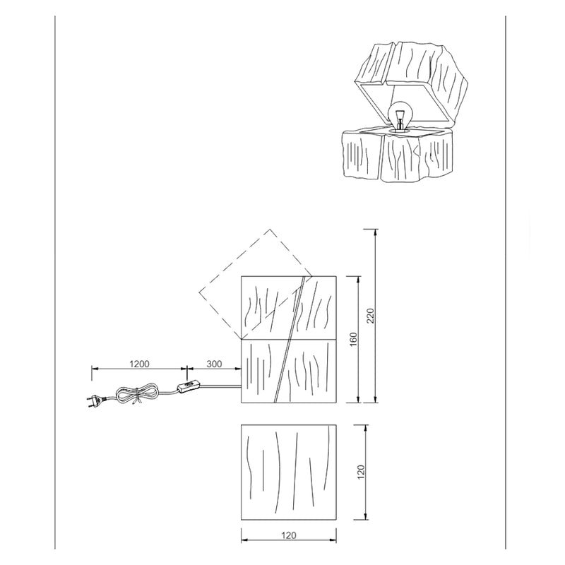 Treasure | Lampada da Tavolo | Trio Lighting