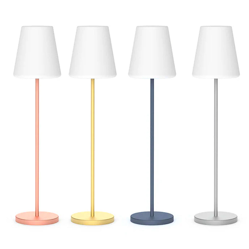 lampada da terra ricaricabile lola slim 120 rgbw ip65
