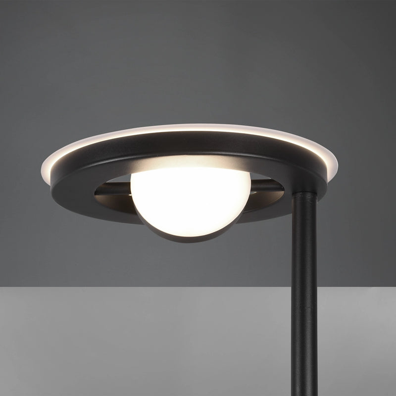 Lampada da terra design moderno metallo nero
