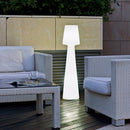 lampada da terra lola 110 led ip65 da esterno in plastica bianca
