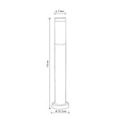 Lampada da giardino Boston H110 con attacco E27 e protezione IP44
