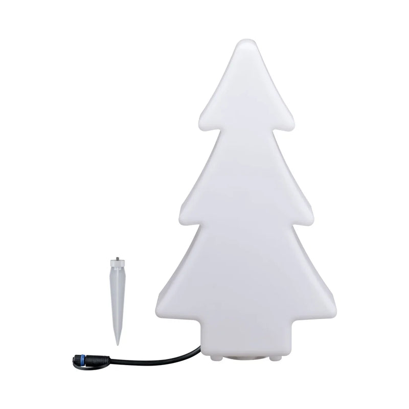 lampada LED Tree Plug & Shine IP67 bianca a forma di albero per giardino patio e balcone