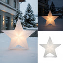 lampada outdoor stella luminosa in plastica bianca per giardino e terrazzi per casa, hotel e ristoranti