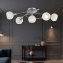 Lampada da soffitto Elliott con LED inclusi e luce accogliente per ambienti moderni e raffinati