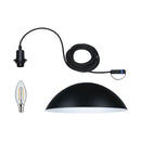 lampada a sospensione da esterno dimmerabile per sistema Plug & Shine con attacco E14 sostituibile