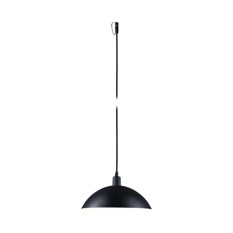 lampada a sospensione Mapalo Plug & Shine IP44 antracite per pergole gazebo e terrazze coperte