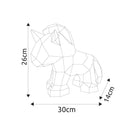 Lampada da tavolo effetto cristallo alta 30 cm con cavo USB e adattatore inclusi