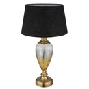 Lampada da tavolo retrò con paralume nero ideale per hotel boutique B&B suite e ambienti hospitality