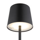 Lampada touch dimmerabile nera per creare una luce d’atmosfera su tavoli serali terrazze e angoli relax